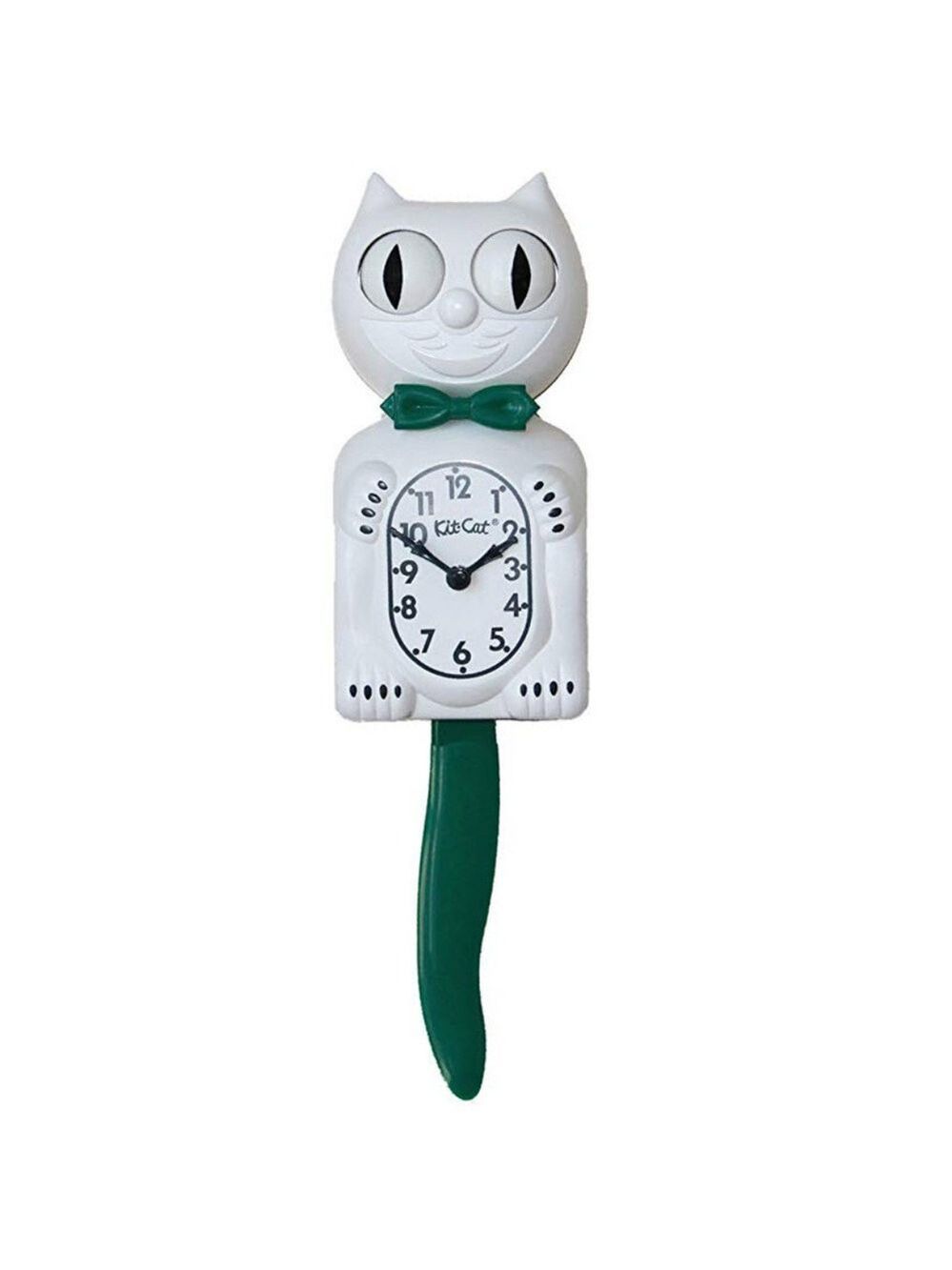Urban Outfitters Candy Cane Green Kit-Cat Clock